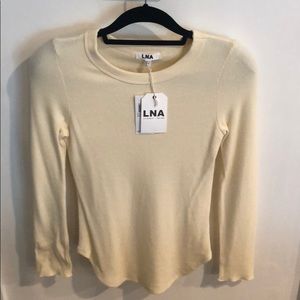 Brand new, LNA waffle tee.